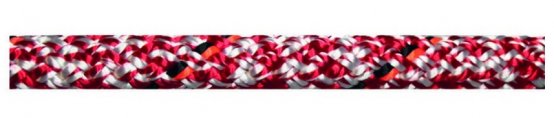 Corde Dyneema, D2 Club 08 mm Blanc Rouge par pied