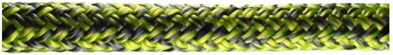 Corde Dyneema, D2 Racing 78 10 mm Citron vert/Gris par pied