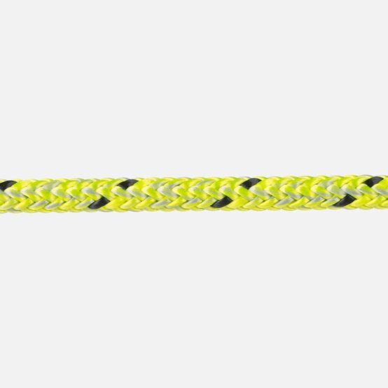 Corde Dyneema Excel Racing 6 mm Citron vert/Gris au pied