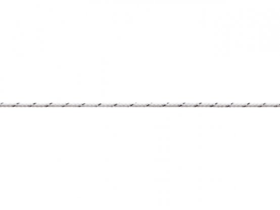 Fil 8Tresse, polyester pré-étiré 5 mm blanc