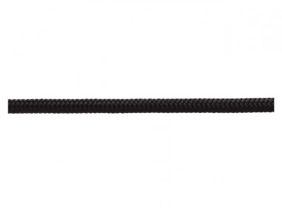 Amarre tressée noire de 16 mm