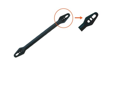 Amortisseur d'amarrage, amortisseur cylindrique Ø32 mm pour corde :