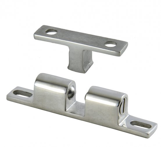 Loquet, pression réglable, longueur : 51 mm, acier inoxydable, largeur : 9 mm