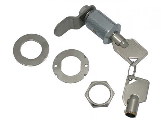 Serrure à came avec double clé