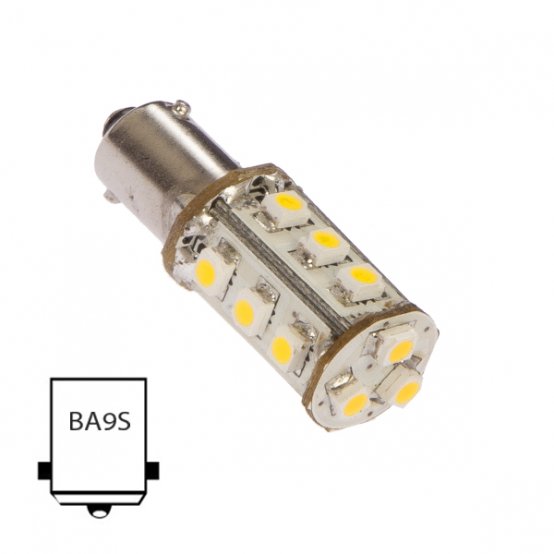 Ampoule LED BA9S 10-30V WW MiniTower15 10W