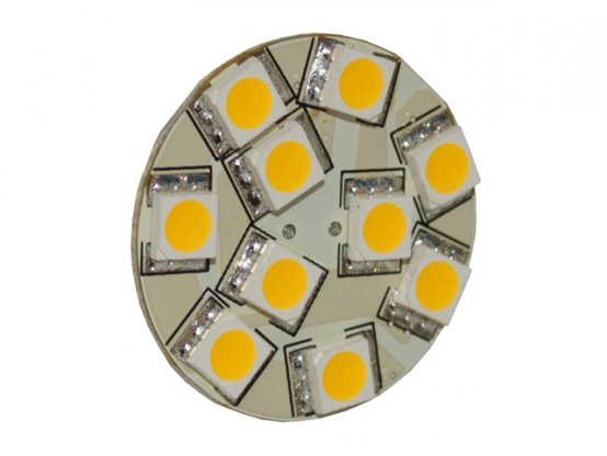 Ampoule LED, G4 10-30V WW 2,2W Broche arrière 15W-