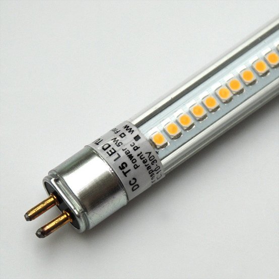 Tube LED, T5 10-30V 12 300mm WW 4W 3000