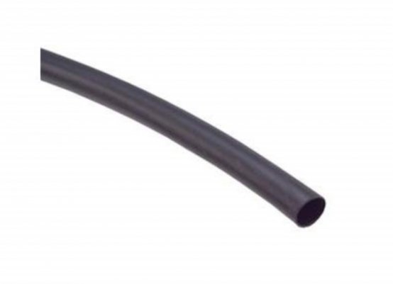 Gaine thermorétractable adhésive noire 3/4 x 48 po