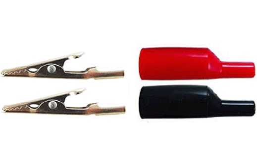 Pinces crocodiles en acier, 2" 10A, paquet de 2