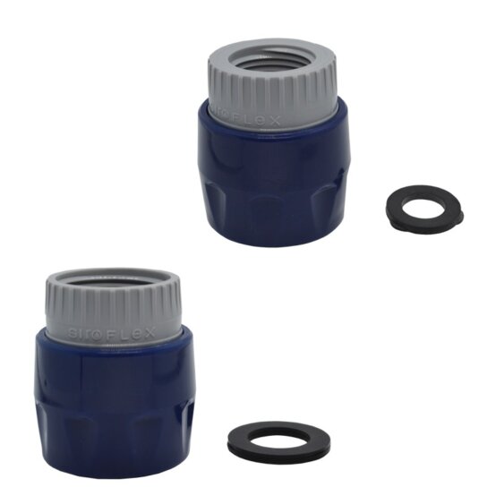 Raccord rapide femelle avec filetage femelle 3/4".