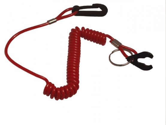 Bouton d'arrêt, anneau coupe-circuit avec cordon Y