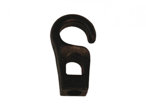 Crochet, Sq Nylon f/Cordon élastique : 6 mm