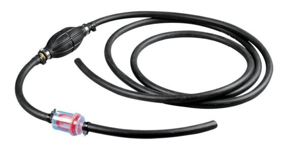 Poire d'amorçage de carburant Ø45 mm avec tuyau Ø8 mm x L3 m et filtre