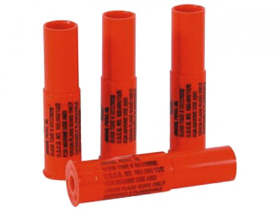 Ensemble de fusées éclairantes, 4 x rouges, jauge aérienne : 12 HP US