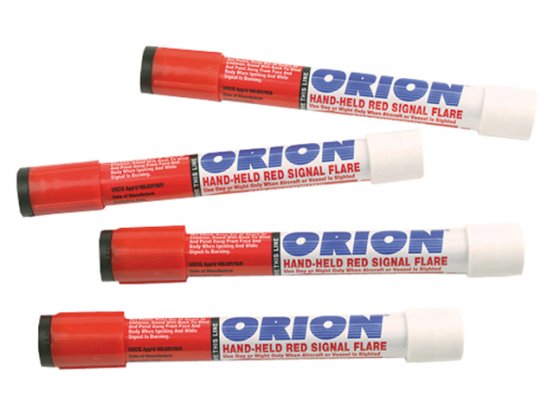 Ensemble de 4 fusées éclairantes, signal rouge portatif homologué par les garde-côtes américains