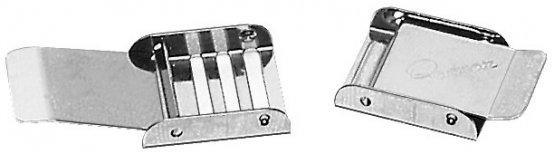 Boucle à levier en acier inoxydable pour sangles : 40 mm