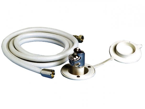 Douchette, flexible L:2,5m, boîtier en cuivre