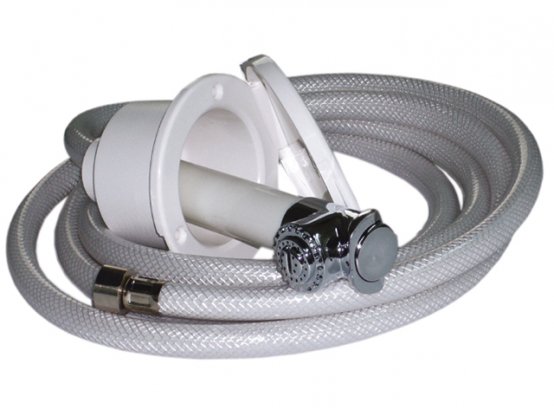 Douchette, flexible L:2,5m, boîtier en cuivre