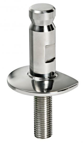 Base de poteau, acier inoxydable pour 41.176.11/12