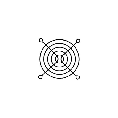 Grille de protection pour ventilateur de 120 mm (4,125 pouces), diamètre 10,5 cm (4,125 pouces).