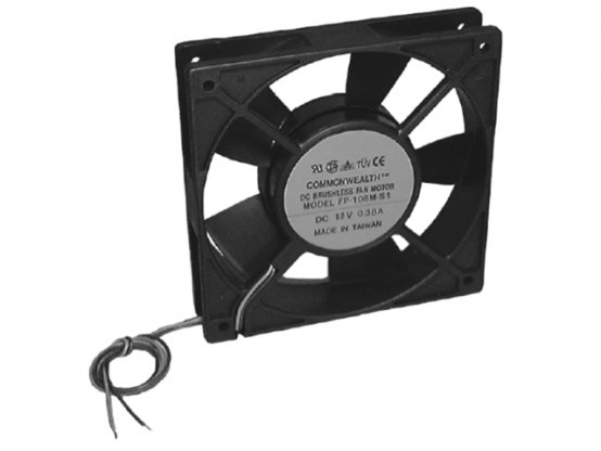 Ventilateur de refroidissement carré de 8 cm (3,15 po), 12 V CC