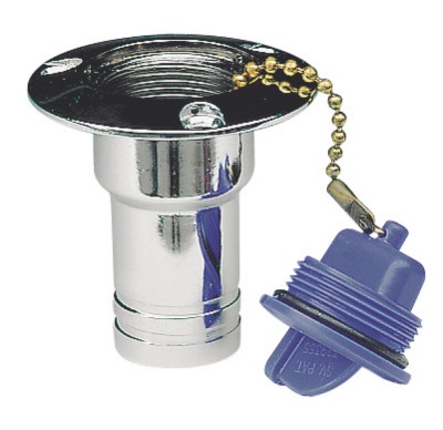 Bouchon de nable à levier, polyamide bleu (eau) 13913/6 - 16799