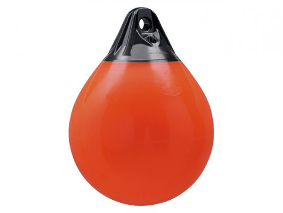 Défense/Bouée, Raindrop 12x15" Rouge avec œil noir