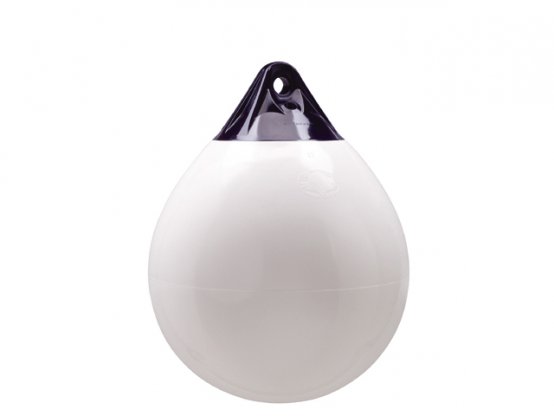 Défense/Bouée, Raindrop 12×15″ Blanc avec œillet Blake