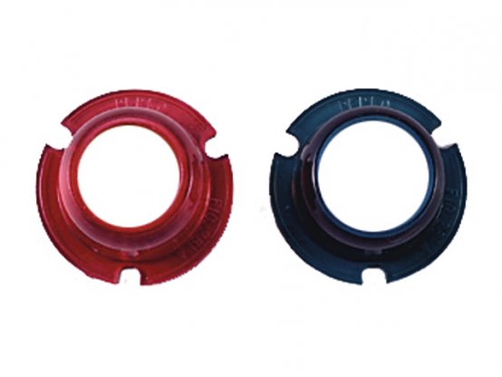 Support pour feu de position latéral, lentille rouge/verte, ancien modèle S