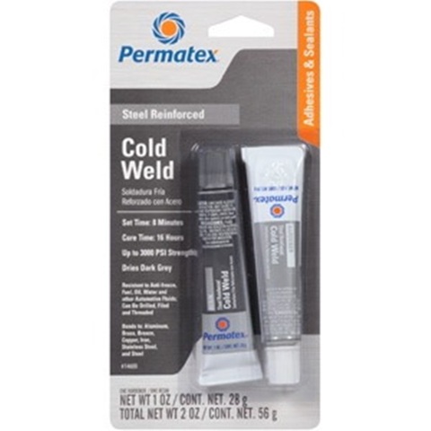 Soudure à froid, bi-composante 2x2oz/tubes