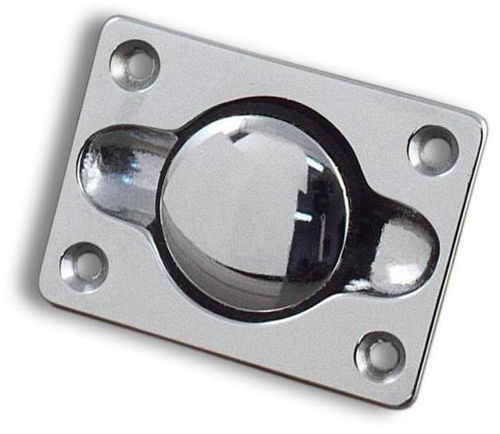 Anneau de levage affleurant Chr/Brs 65 x 48 mm