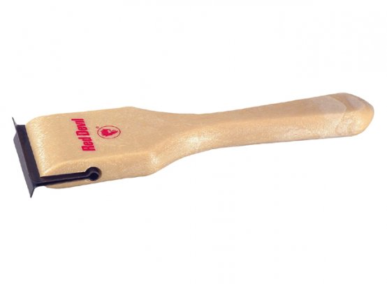 Grattoir à bords doubles : manche de 6,35 cm (2,5 po) de diamètre : 17,8 cm (7 po)