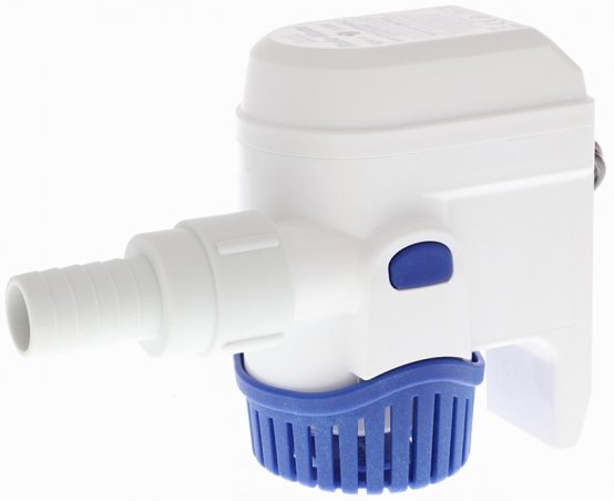 Pompe de cale submersible RM500GpH 12V Automtd avec bouton de test