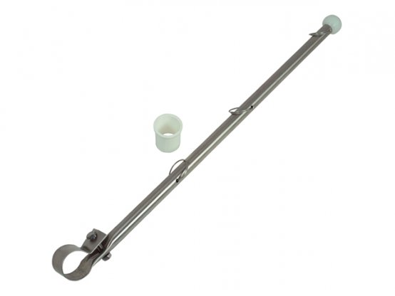 Mât de drapeau, acier inoxydable Ø : 12 mm L : 40 cm