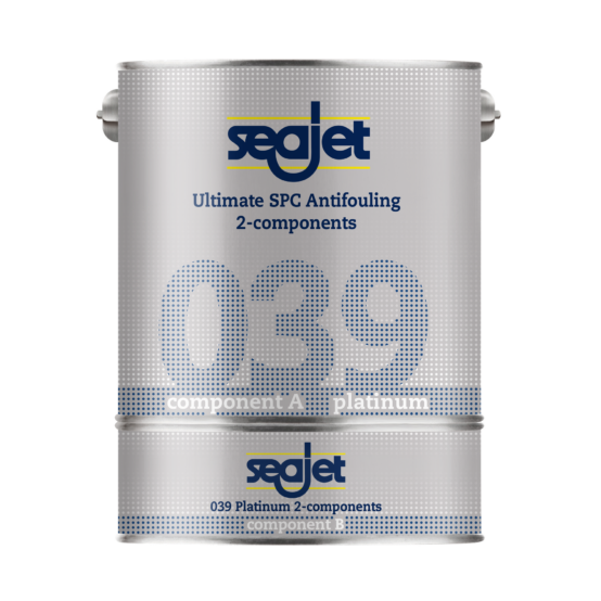 Antifouling, 039 Platinum 2 parties Bleu moyen 2 litres