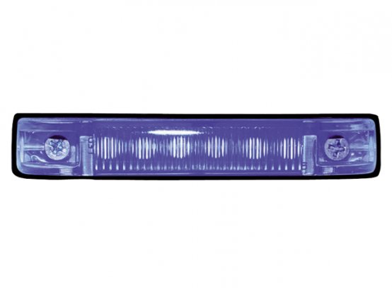 Bande lumineuse, 6 LED bleues L:3-7/8"