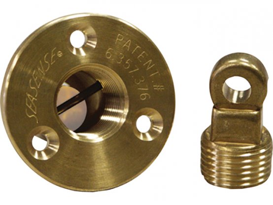 Bouchon de vidange de coque, 1 sortie, en laiton : sécurité 1/2 NPT