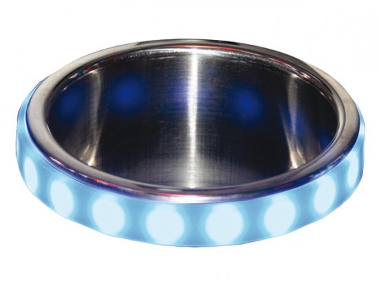 Cadre lumineux d'accentuation pour porte-gobelet LED bleue