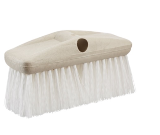 Brosse de lavage, rigide, blanche, 20 cm
