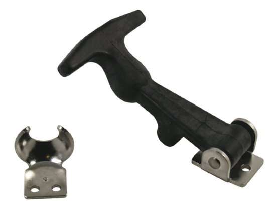 Loquet à bascule, poignée en T flexible, support en acier inoxydable 5,25