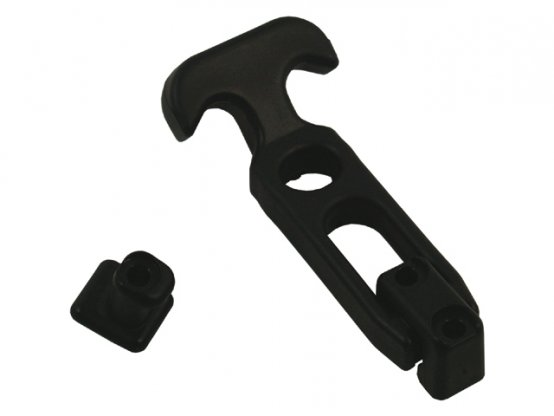 Loquet à bascule, poignée en T flexible et support en nylon à l'avant