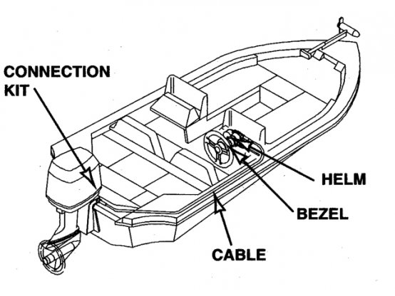 Kit de direction, raccord rapide Safe-T avec câble de 2,74 m