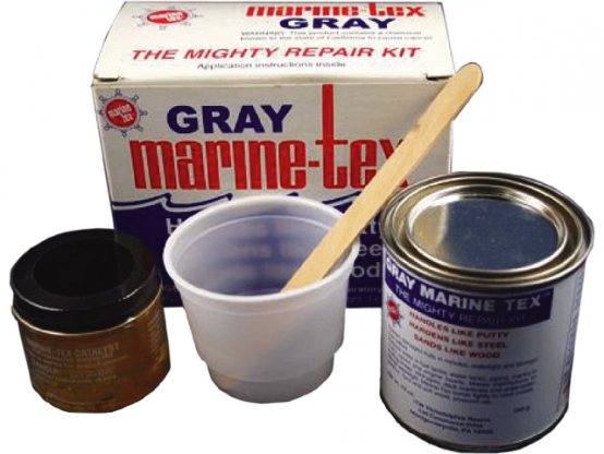 Mastic époxy gris 14 oz Marine-Tex