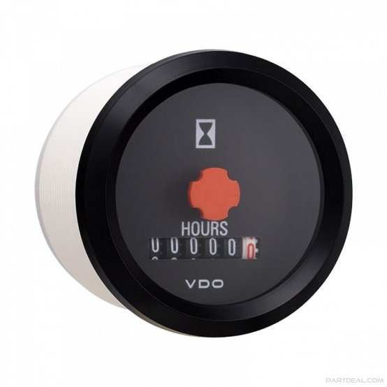 Compteur horaire, non éclairé 12/24 V Visio