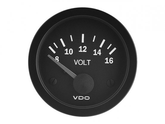 Voltmètre, 12 V Noir Vision