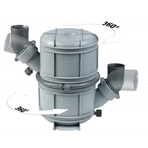 Bouchon Waterlock, NLP Plast 2Rot-Port 45 mm