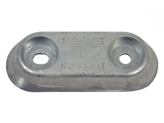 Anode, type : 15, entraxe des trous : 80 mm (60 x 150 mm)