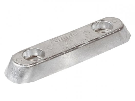 Anode, type : 25 trous de 65 x 250 mm, entraxe : 140 mm