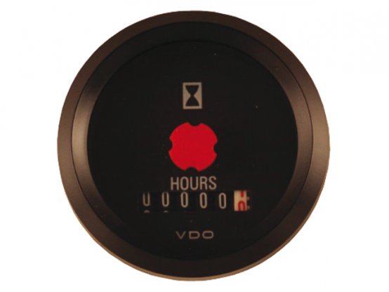Compteur horaire, 10 000 h, rapport 0:2, 12-24 V