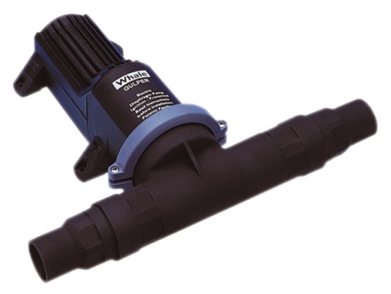 Pompe à déchets, port Gulper 12VØ:1-1/2"